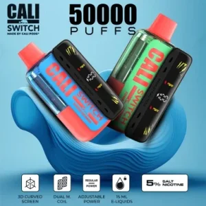 CALI SWITCH 50,000 PUFFS DISPOSABLE VAPE (FULL KIT)