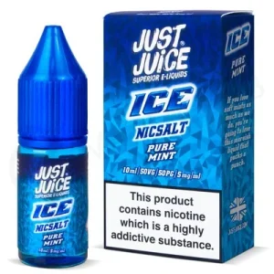 Pure Mint Nic Salt E-Liquid by Just Juice Ice