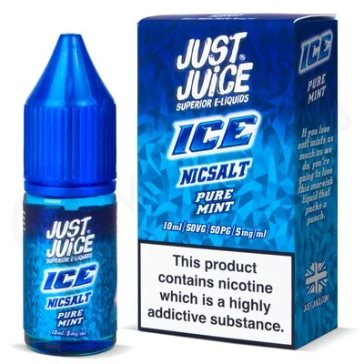 Pure Mint Nic Salt E-Liquid by Just Juice Ice