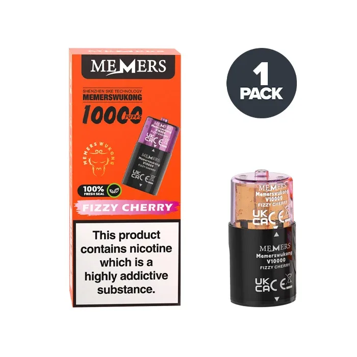 Fizzy Cherry Memers Wukong V10000 Prefilled Pods