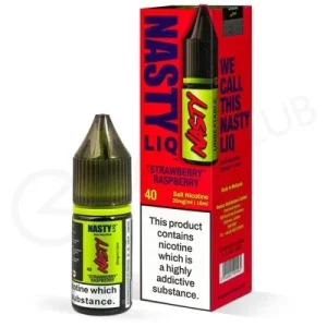 Strawberry Raspberry Nic Salt E-Liquid by Nasty Liq