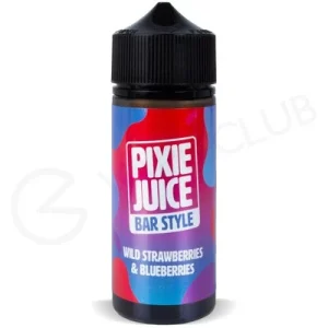 Wild Strawberries & Blueberries Shortfill E-Liquid by Pixie Juice Bar Style 100ml