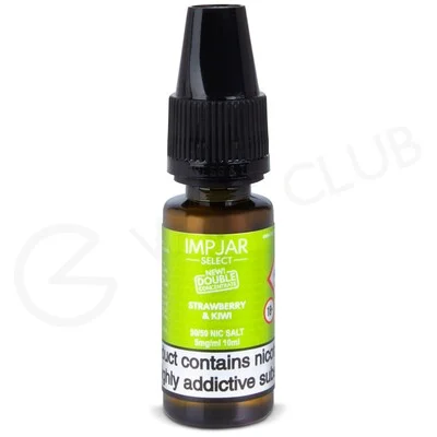 Strawberry & Kiwi Nic Salt E-Liquid by Imp Jar Select