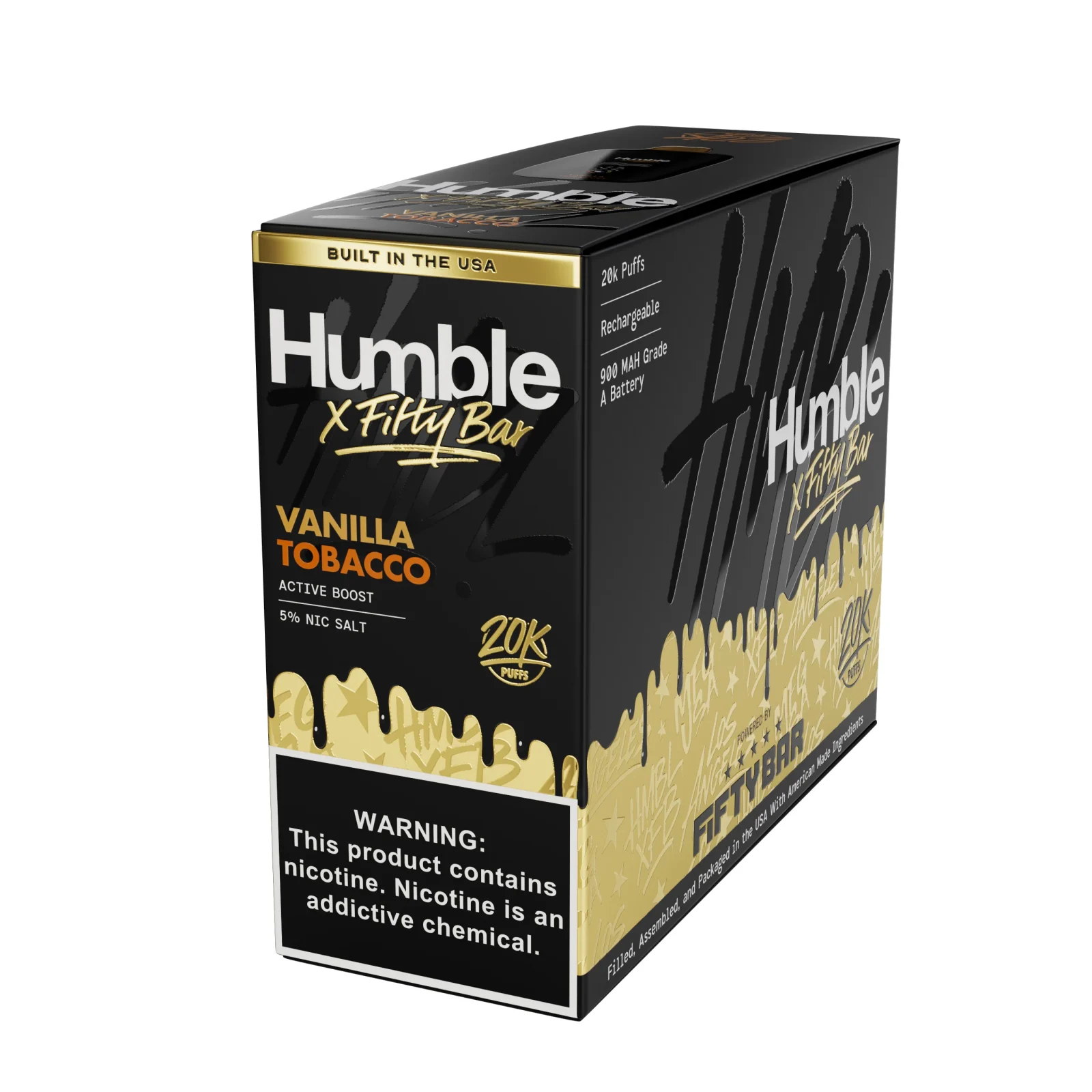 Humble HMBL X Fifty Vanilla Tobacco 20K - Image 2