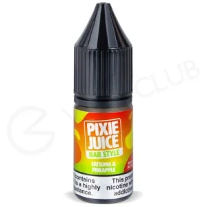 Satsuma & Pineapple Nic Salt E-Liquid by Pixie Juice Bar Style