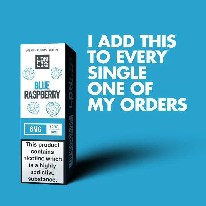 LDN LIQ Blue Raspberry - 10ml E-Liquid - Image 2