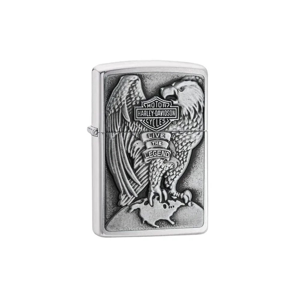 Zippo Lighter - Harley Davidson Made USA Eagle - Image 2