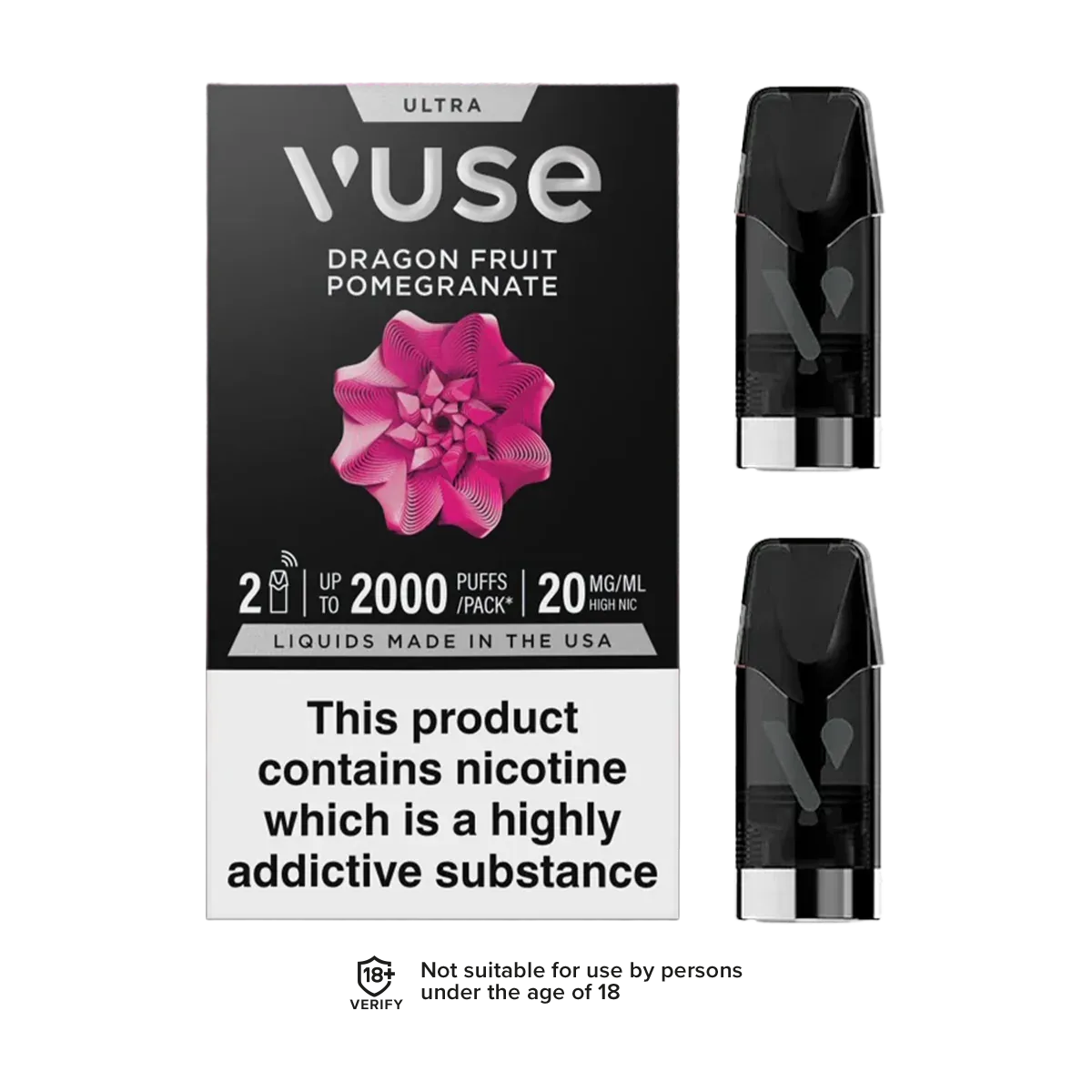 Dragon Fruit & Pomegranate Vuse Ultra Smart Pod