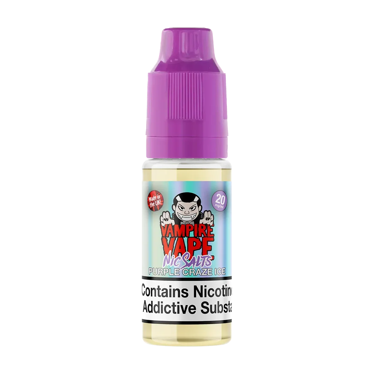 Purple Craze Ice Nic Salt By Vampire Vape 10ml