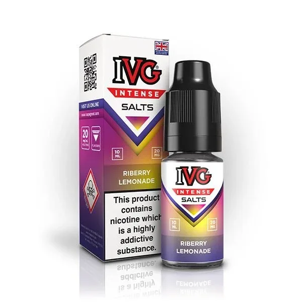 IVG Intense Nic Salt Riberry Lemonade 10ml E-Liquid