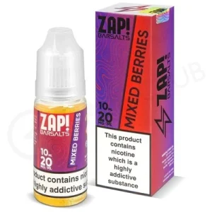Mixed Berries Nic Salt E-Liquid by Zap Bar Salts