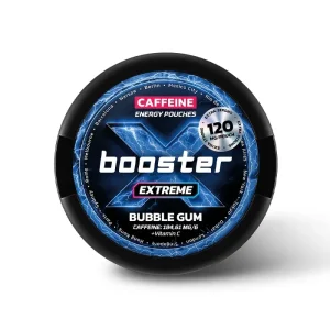Bubble Gum X-Booster Caffeine Energy Pouches