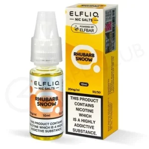 Rhubarb Snoow Nic Salt E-Liquid by Elf Bar Elfliq
