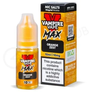 Orange Zest Nic Salt E-Liquid by Vampire Vape Max