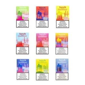 TORCH 5% SALT NIC RECHARGEABLE DISPOSABLE 5000 PUFFS 13ML