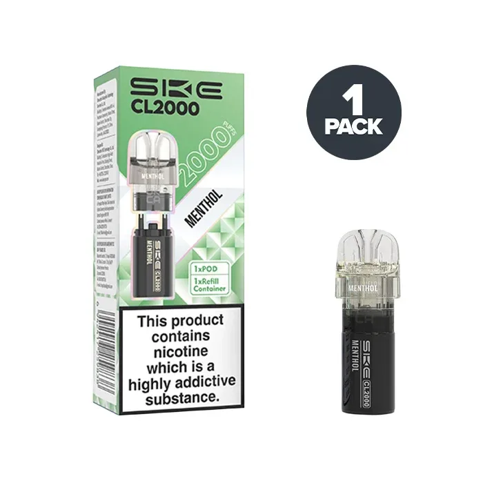 Menthol SKE CL2000 Prefilled Pods