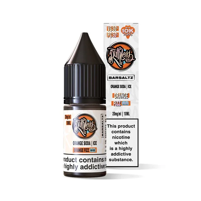Orange Fizz on Ice Nicotine Salt by Ruthless