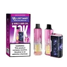 LOST MARY - NERA FULLVIEW KIT - 70K PUFFS- DRAGON STRAWNANA