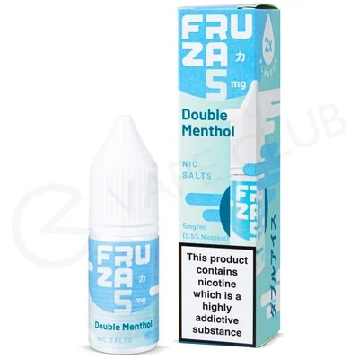 Double Menthol Nic Salt E-Liquid by Fruza
