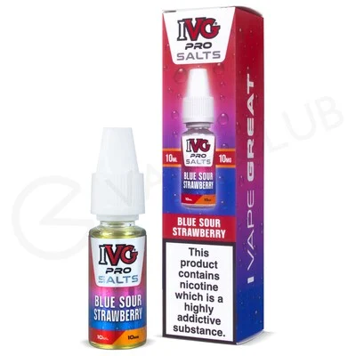 Blue Sour Strawberry E-Liquid by IVG Pro Salts
