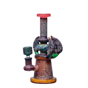Cheech Glass 9” Cheech Park Presents Velociraptor Bong