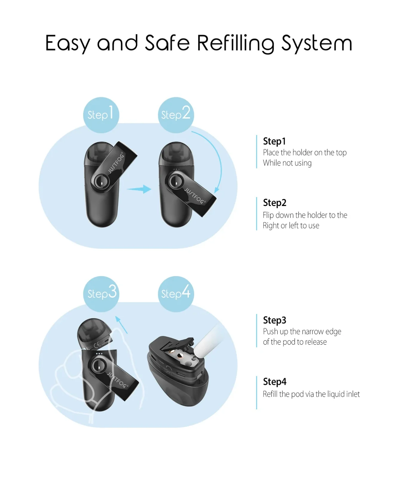 Justfog - C601 - Pod Triple Pack - Image 2