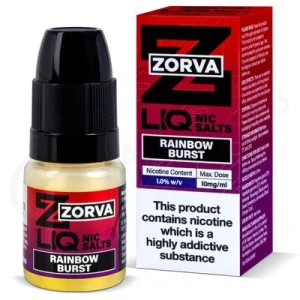 Rainbow Burst Nic Salt E-Liquid by Zorva Liq