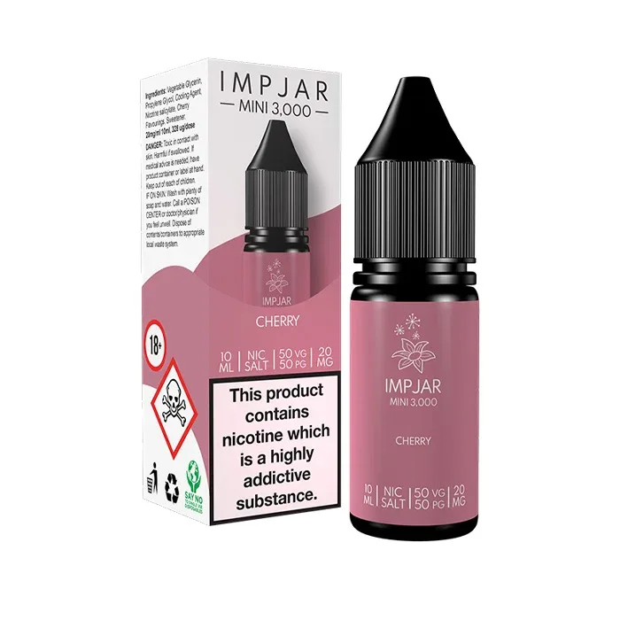 Cherry 10ml Nic Salt E-Liquid by Imp Jar