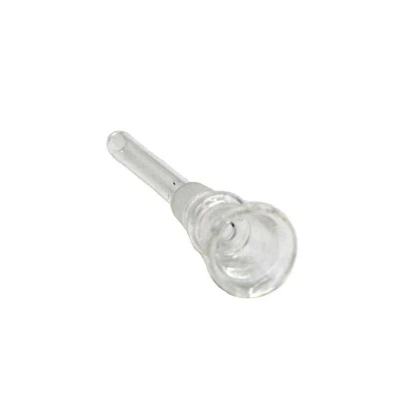 4" Glass Downstem With Glass Bowl - Image 2