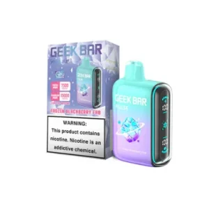 GEEK BAR PULSE 5% NIC 15000 PUFFS VAPE (FROZEN BLACKBERRY FAB - FROZEN EDITION)