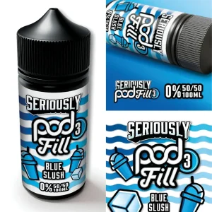 Blue Slush by Seriously Pod Fill 100ml