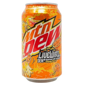 Mtn Dew Livewire Orange flavor 355ml