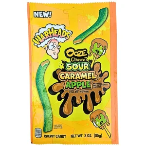 Warheads Sour Caramel Apple Filled Ropes 85g
