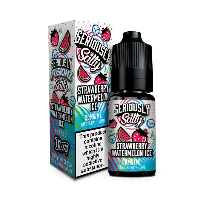 Strawberry Watermelon Ice 10ml Nic Salt E-Liquid by Seriously Fusionz