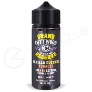 Vanilla Custard Tobacco Shortfill E-liquid by Cuttwood Grand Reserve 100ml