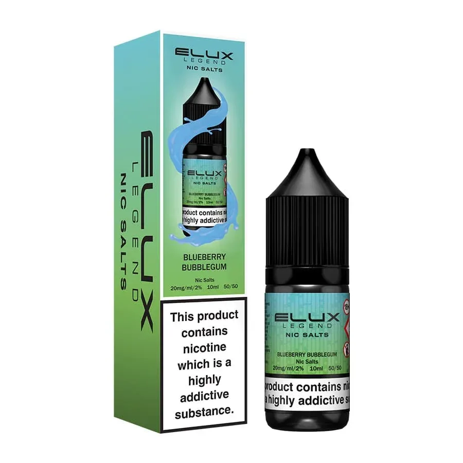 Elux - Legend Nic Salts 10ml - Blueberry Bubblegum