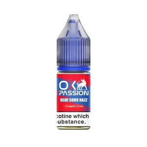 Blue Sour Razz 10ml Nic Salt E-Liquid by OXVA Ox Passion