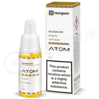 Gold and Silver High PG E-Liquid by Hangsen Atom