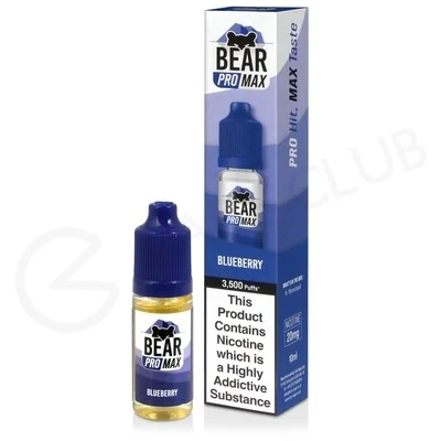 Blueberry Nic Salt E-Liquid by Bear Pro Max