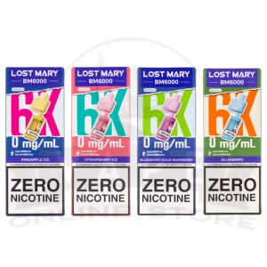 Lost Mary BM6000 0mg Prefilled refill Pods