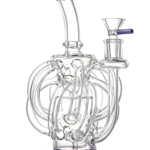 12" Vortex Glass Recycler Bong