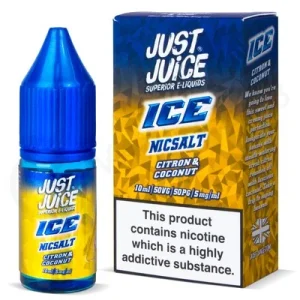 Citron & Coconut Nic Salt E-Liquid by Just Juice Ice