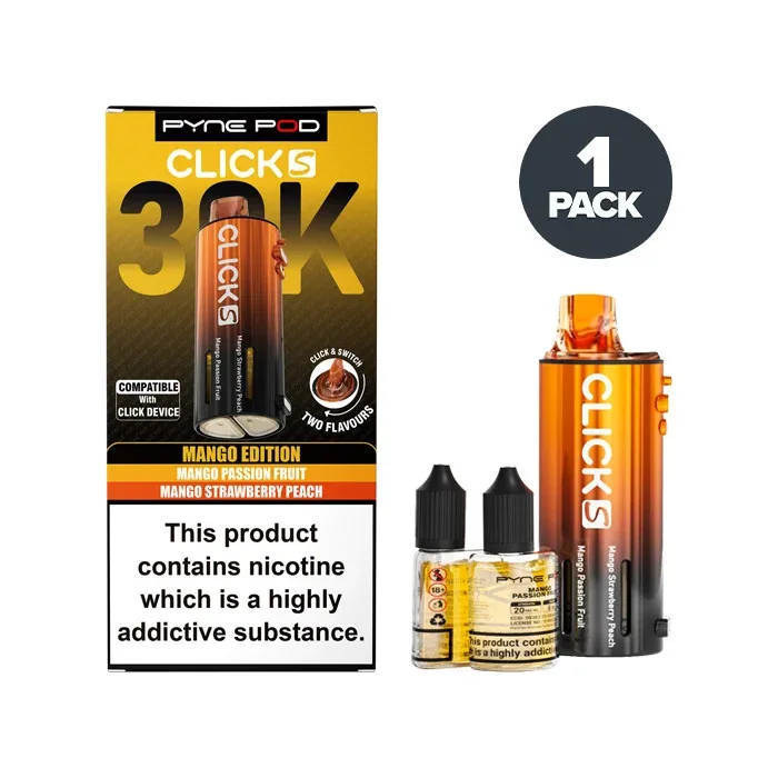 Mango Edition Pyne Pod Click S 30K Refill Pack