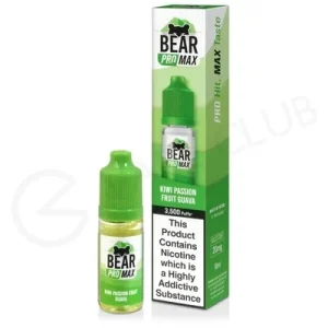 Kiwi Passionfruit Guava Nic Salt E-Liquid by Bear Pro Max