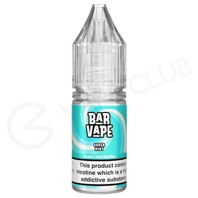 Super Mint Nic Salt E-Liquid by Bar Vape