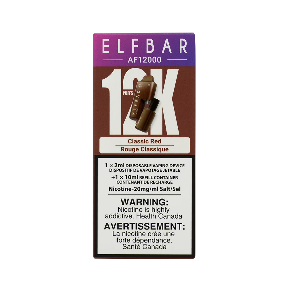 Elf Bar AF12000 Classic Red 2ml 20mg