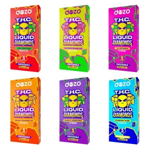 Dozo THC Liquid Diamonds Disposable Vape 5G