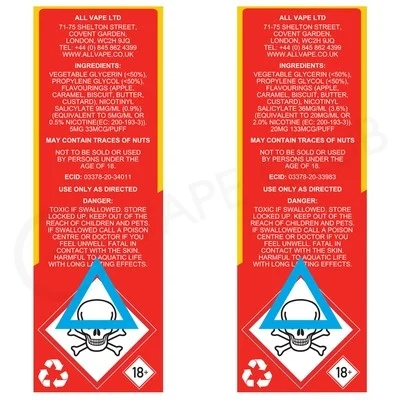 Apple Nutter Nic Salt E-Liquid by Large Juice - Image 2