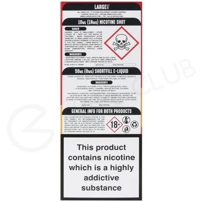 Apple Nutter Shortfill E-Liquid by 50 Large 50ml - Image 2