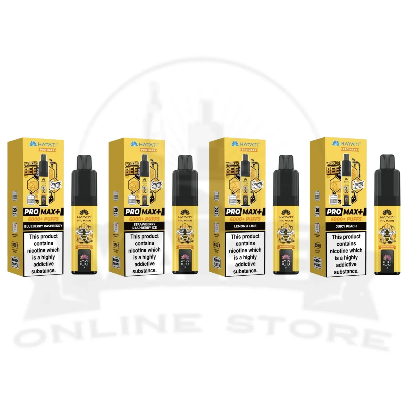 Hayati Pro Max Plus 6000 Worker Bee Edition Prefiled Pod Kit